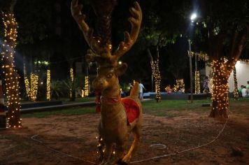 Foto - Natal de Luz - enfeites na Praça da Bandeira