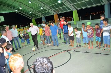 Foto - Inauguração quadra poliesportiva;* iluminação;* infraestrutura e zeladoria da Escola José Maris