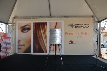 Foto - inauguração do Polo Regional de Beleza