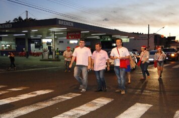 Foto - Papai Noel abre comércio tupãense