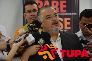 Foto - Prefeito Thiago Santos recebe Vice Governador Marcio França