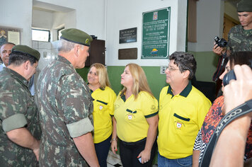 Foto - Tupã recebe visita dos generais;* comandantes militares do Sudeste