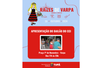 Cultura lançará projeto Raízes de Varpa: comida e música neste sábado