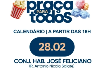 Praça para Todos acontece no conjunto José Feliciano