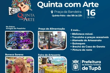 Grupo Amigos do Passinho é destaque na programação do Quinta com Arte desta semana