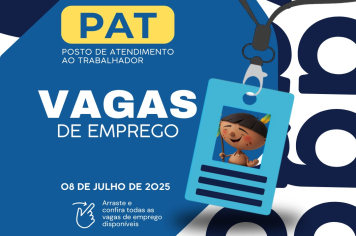 Posto de Atendimento ao Trabalhador tem vagas para vários setores