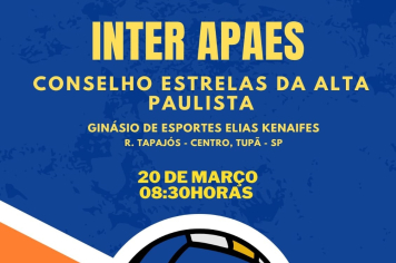 InterApaes mobiliza atletas de cinco cidades