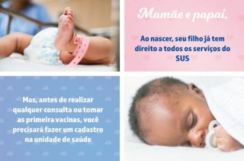Saúde reforça importância da emissão do CPF para consulta dos recém-nascidos