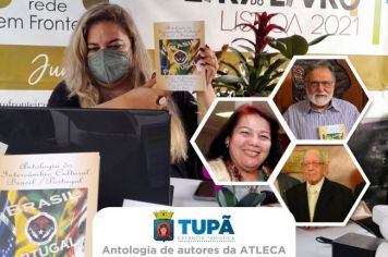 Antologia luso-brasileira com autores da ATLECA é lançada em Feira de Lisboa