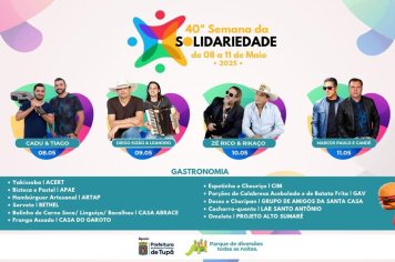 Entidades finalizam detalhes para a Semana da Solidariedade