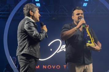 Emoção e fé até debaixo d’água: show de Daniel fecha a comemoração do aniversário da cidade