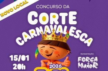 Festa que irá escolher corte do Tupã Folia 2026 vai ser realizada no Teatro Municipal