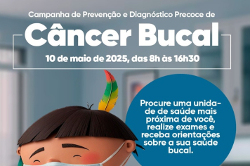 Secretaria de Saúde realiza exames de prevenção de câncer bucal neste sábado