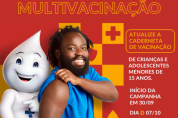 Campanha de Multivacinação começa dia 30 em Tupã