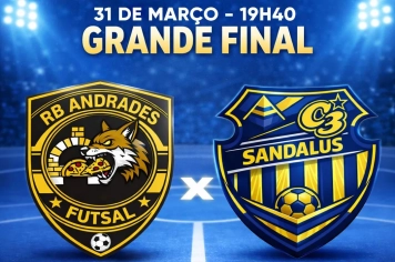 RB Andrades e Sandalus/Delta/C3 decidem o título da Copa Tupã de Futsal 2026