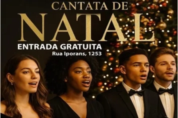 Cantata de Natal é atração no início de dezembro
