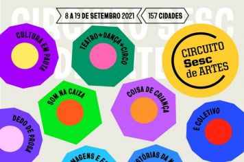 12ª edição do Circuito Sesc de Artes contará com 250 atrações virtuais