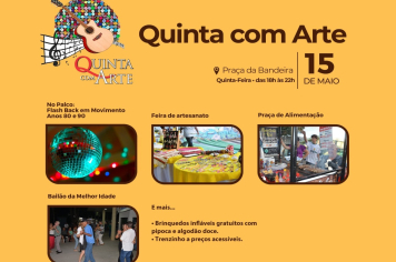Flash Back será a tônica do Quinta Com Arte desta semana