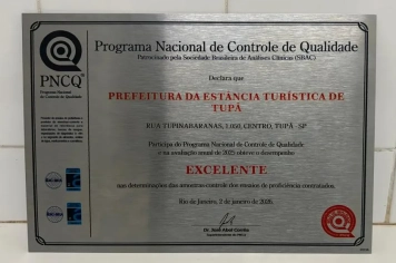 Laboratório Municipal conquista novamente certificado de excelência do PNCQ
