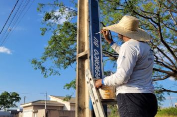 Prefeitura iniciou identificação de ruas nos 10 mil postes de Tupã