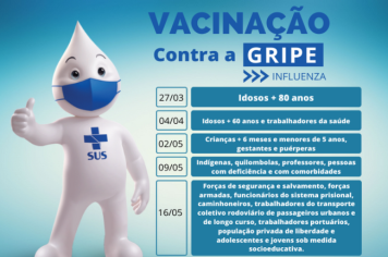 Prefeitura inicia Campanha de vacinação contra a gripe