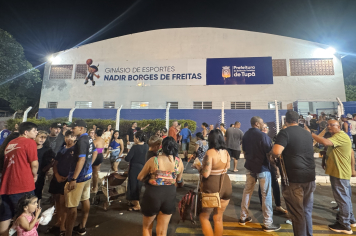 Festa e muita animação marca a reabertura do ginásio de esportes da C3