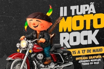 II Tupã Moto Rock acontece de 15 a 17 de maio com entrada gratuita