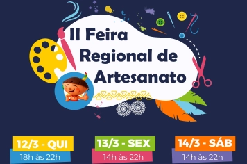 Feira Regional de Artesanato fortalece produção artística e amplia oportunidades para artesãos da região