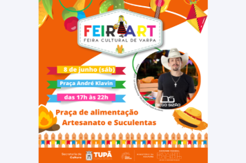 Varpa recebe mais uma edição do FeirArt neste sábado