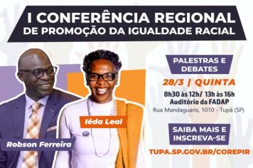 Tupã sediará conferência regional de promoção da igualdade racial