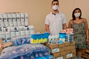 Tupã sem Fome doa 580 itens de higiene com recursos de vaquinha