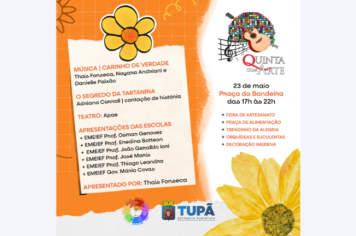 Quinta com Arte terá decoração especial da campanha Faça Bonito