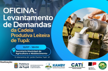 Secretaria de Agricultura e Abastecimento organiza evento voltado à cadeia produtiva de leite