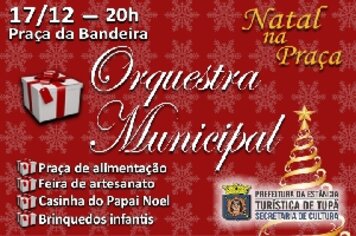 Orquestra Municipal irá abrilhantar a noite de segunda-feira (17)