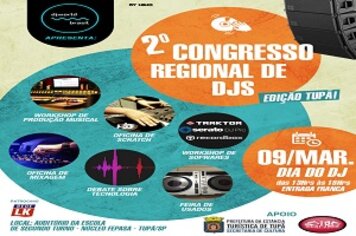 2º Congresso Regional de DJs será realizado em Tupã