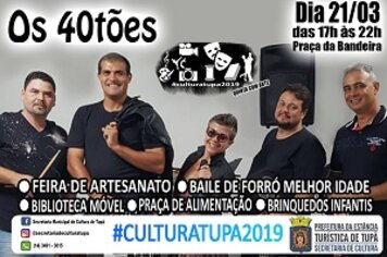 Banda Os 40tões animará a noite desta quinta (21)