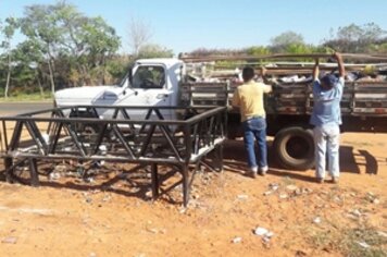 Prefeitura amplia limpeza de lixeiras nas estradas vicinais