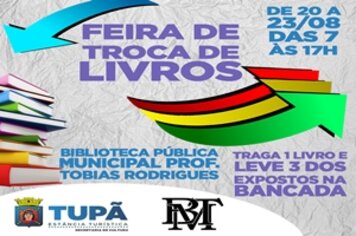 Biblioteca Municipal realizará III Feira de Troca de Livros