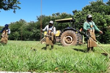 Serviços de limpeza e pavimentação não param em Tupã