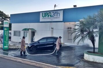 Prefeitura e Sabesp realizam desinfecção em combate ao novo coronavírus