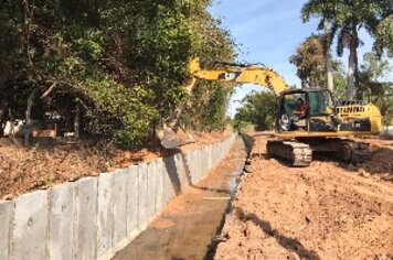 Obras de Macrodrenagem avançam e chegam às etapas finais