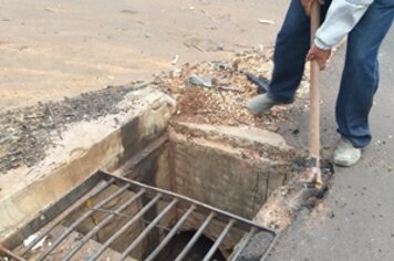 Prefeitura realiza limpeza e reparos em 75% do sistema urbano de drenagem