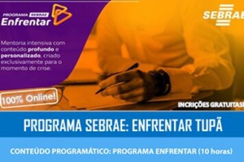 Estão abertas as inscrições para curso de enfrentamento da crise