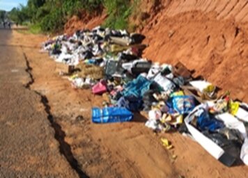 Prefeitura alerta sobre descarte incorreto de lixo