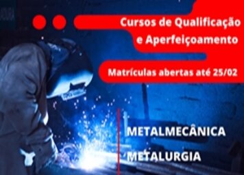 SENAI oferece vagas para cursos nas área de Metalmecânica e Metalurgia