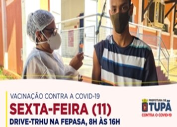 Profissionais da educação de 18 a 46 anos serão vacinados sexta-feira