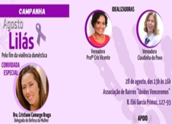 Prefeitura apoia evento da Câmara Municipal em prol das mulheres
