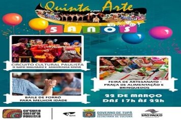 Quinta com Arte comemorará 5 anos