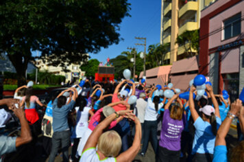 Mais de 500 pessoas participaram do Agita Mundo