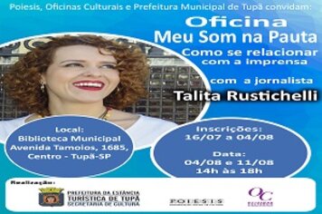 Oficina “Meu Som na Pauta” continua com inscrições abertas